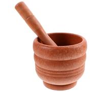 Mortaio per Aglio Manuale in Plastica Pestello Ergonomico | Base Stabile e Superficie Liscia, Riduce gli Odori, per Cucina, Locale e Uso Domestico
