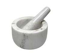 Mortaio Tazza Alta in Marmo Bianco Carrara Marble Mortar Design Home Ø 14cm