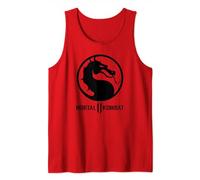 Mortal Kombat 11 Dragon Black Logo Canotta