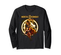 Mortal Kombat 11 Scorpion Flames Maglia a Manica