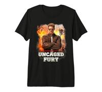 Mortal Kombat 2 Johnny Cage Uncaged Fury Maglietta Premium