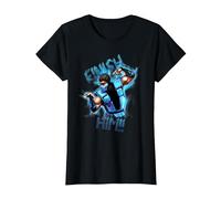 Mortal Kombat Klassic Finish Him!! Maglietta, Donna, Nero, L