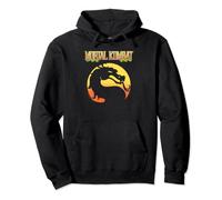 Mortal Kombat Klassic Logo Felpa con Cappuccio