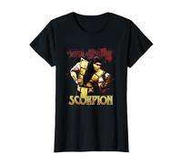 Mortal Kombat Klassic Scorpio Maglietta, Donna, Nero, 3XL