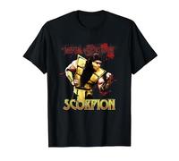 Mortal Kombat Klassic Scorpio Maglietta, Uomo, Nero, XL