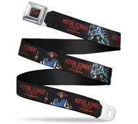 `Mortal Kombat Klassic Title Logo Full Color Black/Red - 1.0`` Seat... ACC NUOVO
