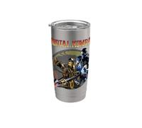 Mortal Kombat | Merch ufficiale di videogiochi | WBMKT01 Bicchiere termico in acciaio inox doppia parete