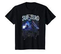 Mortal Kombat X Sub-Zero Maglietta, Bambini, Nero, 12 Anni