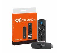 Mortal Q8 TV Stick 8K, Android 14.0, Streaming Media Player con telecomando, HDMI, USB 2.0, Type-C, interfaccia a infrarossi