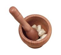 Mortar And Pestle Set, Guacamole Bowls Garlic Crusher Hand Drill, Non-Slip Base Seasoning Tools, Grinder Bowl Clincher For Garlic, Pepper, Seasoning, 4,49 x 4,49 x 3,74 Inches