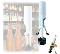 Mortar Beer Bottle Opener,Mortar Shape Push Down Beer Openers,Heavy-Duty Tactical Cap Launcher,Funny Hands-Free Beers Opener Tube for Home,Bar,Party