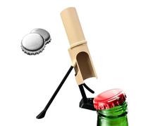 Mortar-Style Beer Bottle Opener - Mortar Push Down Action Bottles Cap Launcher, Funny Heavy-Duty Cap Launcher, Hands-Free Bottle Opener Tool for Home Party Bar Desk Shelves, Present for Mens