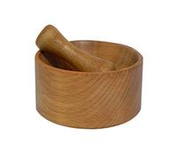 MORTARA IN LEGNO NATURALE CON CIOTOLA SPICE SPICE HERB tritacarne M02