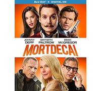 Mortdecai (Blu-ray) Johnny Depp Gwyneth Paltrow Jeff Goldblum Ewan McGregor