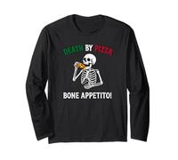 Morte di Pizza Bone Appetito Maglia a Manica