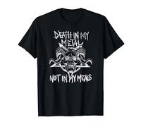 Morte nel mio metallo non nei miei pasti - Vegan Metalhead Maglietta
