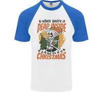 Morti Dentro A Natale Xmas T-Shirt In Cotone Per Uomo A Maniche Corte