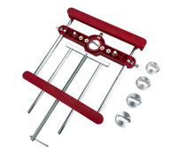 Mortising Jig - Axis Boring Guide System, Accurate Hole Locator, Durable Metal Construction, Quick-Set Measuring Stops | Portable Joinery Assistant For Furniture Crafting, DIY, Remodeling Project