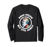 Morto dentro ma ancora cornea unicorno Maglia a Manica