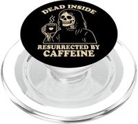 Morto dentro ma resuscitato dalla caffeina - Caffè gotico PopSockets PopGrip per MagSafe