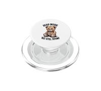 Morto dentro ma sto ancora provando il caffè caffinato dell'orsacchiotto PopSockets PopGrip per MagSafe