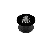 Morto Stanco Scheletro Caffè Halloween Humor PopSockets PopGrip Adesivo