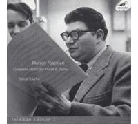 Morton Feldman Feldman: Complete Music for Violin & Piano (Sabat / Clarke) (CD)