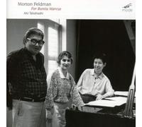 Morton Feldman Morton Feldman: For Bunita Marcus Album