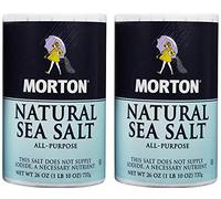 Morton Salt Natural Sea Salt - 26 oz - 2 Pack by Morton Salt