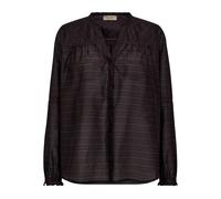 MOS MOSH - Elegante Camicia di Seta con Dettagli a Balze - - Blouses & Shirts - Donna - Marrone - L