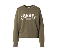 MOS MOSH Felpa 'MMCelli' oliva / bianco Donna MOS MOSH XL