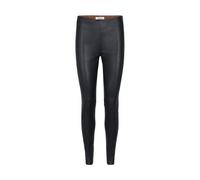 MOS MOSH - Leggings in Pelle Nera a Vita Alta - - Trousers - Donna - Nero - M