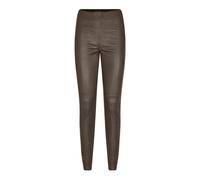 MOS MOSH - Leggings in pelle stretch nero ardesia - - Trousers - Donna - Nero - XL