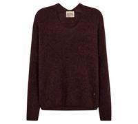 MOS MOSH - MMThora V-Neck Knit - - Knitwear - Donna - Marrone - M