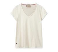 MOS MOSH - T-shirt Basic con scollo a V Top Ecru - - Tops - Donna - Beige - L
