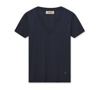 MOS MOSH - Tee Morbida con scollo a V Blu Navy - - Tops - Donna - Blu - M