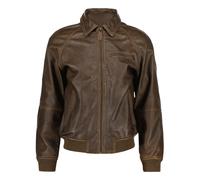MOS MOSH - Thom Giacca Bomber in Pelle - - Jackets - Uomo - Marrone - XL