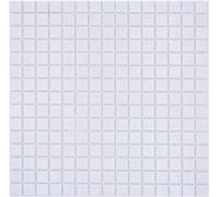 MOS200-A01 - Mosaico in vetro per piscina, colore: Bianco