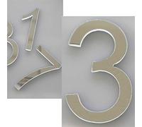 Mosaici Guizzo Numero civico in Specchio_Altezza 10cm