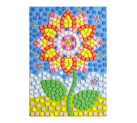 Mosaico 3D Diamante Adesivo Kit artistici Puzzle di cristallo Mini Memory Puzzle game Per bambini Animali Giocattoli educativi Bambini Puzzle Giocattoli Motivo floreale Molto pratico e popolareDurabil