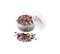 Mosaico acrilico - RAYHER - Marmi multicolore - 1x1 cm - Scatola 300 g - Circa 1200 pezzi