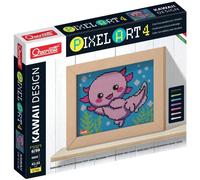 Mosaico Chiodini Pixel Art 4 Kawaii Axolotl 4800 Pezzi Bambini Quercetti 0796
