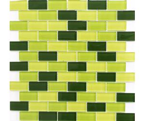 Mosaico Composito Verde Chiaro/Verde / Scuro Cucina Parete 76-0506 10