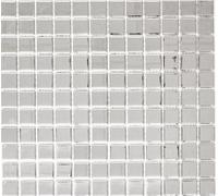 Silbermosaik Mosaico Specchio Piastrelle Küchenwand Cromo Optik 60-0206 10Matten