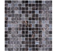 Mosaico Goldensilk Nero Grigio Specchio Piastrelle Cucina Wc 54-0108 10