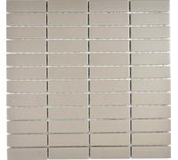 Mosaico IN Ceramica Bacchette Grigio Chiaro Beige Parete Cucina Bad Wc 10 Opaco