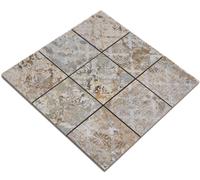 Mosaico In Ceramica Feinsteinzeug Multicolore Opaco WB23-95CS 95x95mm 1 Matta
