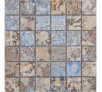Mosaico IN Ceramica Gres Porcellanato Forte Multicolore Opaco Parete Piano