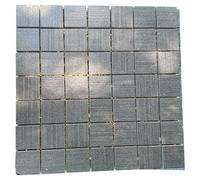 Mosaico in Gres Porcellanato, 30 x 30 cm, Spessore 1 cm, Antracite, per Interni ed Esterni, Made in Italy prezzo riferito a 1 singolo pz