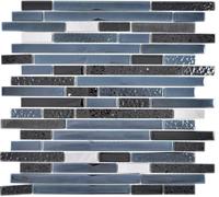 Mosaico IN Vetro Acciaio Inox Composito Specchio Piastrelle WB87-0322 1 Tulipani